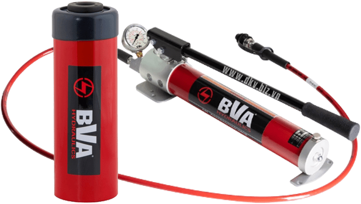 bo kich thuy luc BVA HC2006T ,  BVA hydraulic cylinder and hand pump set HC2006T 