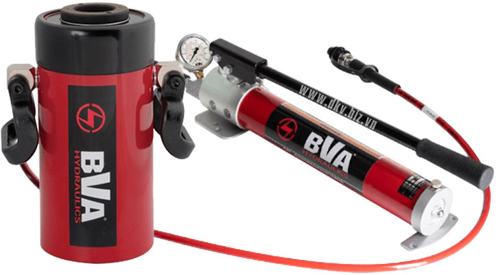 bo kich thuy luc BVA HC6006T ,  BVA hydraulic cylinder and hand pump set HC6006T 