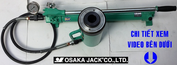 bo kich thuy luc rong tam Osaka EC12S4, Osaka hollow hydraulic jack EC12S4 set, TWA-0.3, Osaka