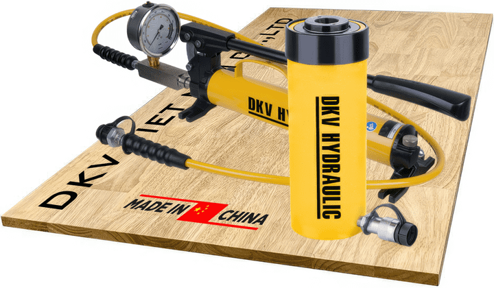 Bộ kích thủy lực rỗng tâm RCH-202, bộ con đội thủy lực rỗng tâm RCH-202, hollow hydraulic cylinder and hand pump set RCH-202