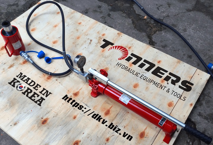 bo kich thuy luc rong tam tonners dch-2050 , tonners hollow hydraulic jack dch-2050 set
