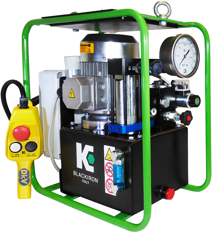 Bơm căng bulong thủy lực Blackiron BI-HE230V-1500, Blackiron electric bolt tensioner hydraulic pumps BI-HE230V-1500