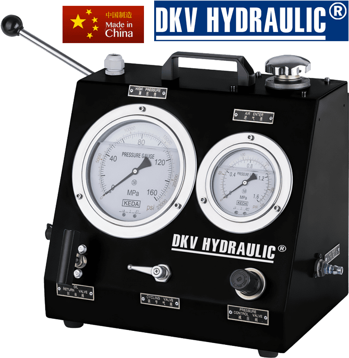 Bơm thủy lực cao áp khí nén DAT-150, Ultra high pressure tensioner air hydraulic pumps DAT-150