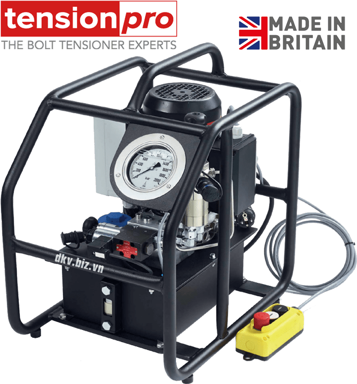 Bơm căng bulong thủy lực TensionPro PEMA-1500-01-230, TensionPro electric hydraulic tensioner pumps PEMA-1500-01-230