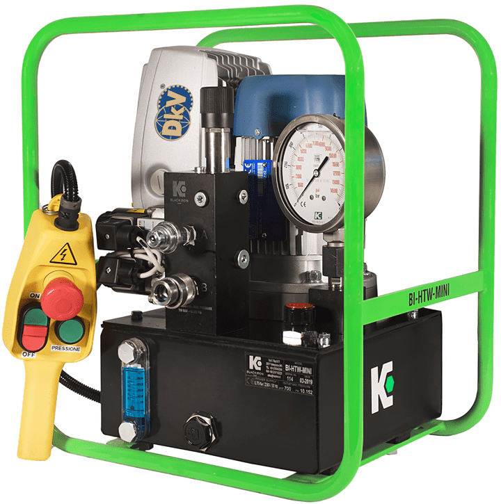 Bơm cờ lê thủy lực Blackiron BI-HTW-MINI, Blackiron electric hydraulic torque wrench pump BI-HTW-MINI