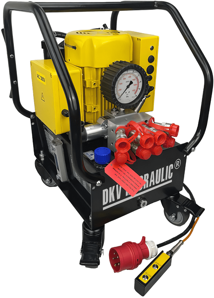 Bơm cờ lê thủy lực DHC-4TW-4, Electric hydraulic torque wrench pump DHC-4TW-4