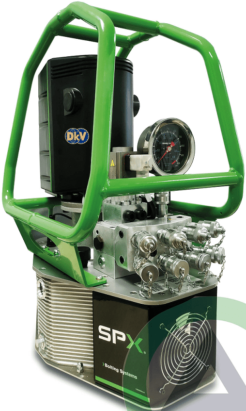 Bơm cờ lê thủy lực SPXFLOW PE45PEE4MPRS, SPXFLOW electric hydraulic torque wrench pump PE45PEE4MPRS