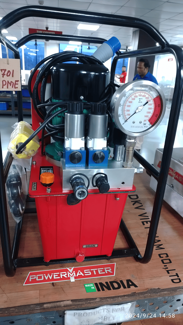 Bơm cờ lê thủy lực Powermaster EP1000, Powermaster electric hydraulic torque wrench pump EP-1000