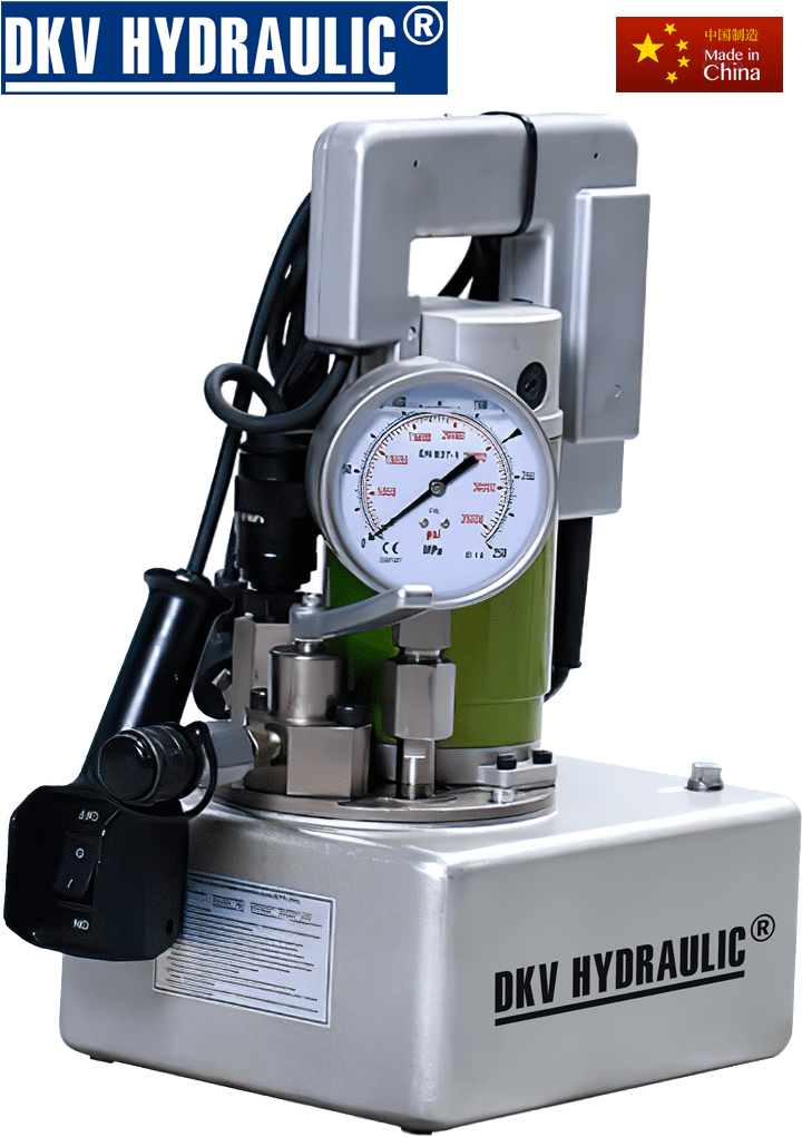 Bơm điện thủy lực cao áp DMPE-2000, Electric high pressure hydraulic pump DMPE-2000