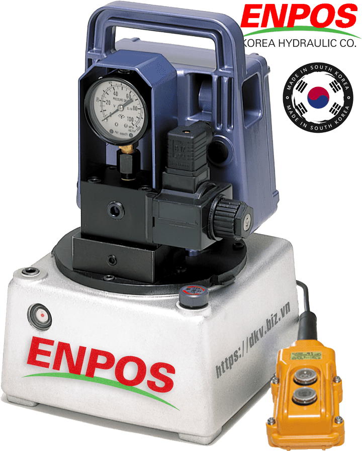 bom dien thuy luc han quoc enpos kup-45svg-8wp(l), enpos electric hydraulic pump kup-45svg-8wp(l)