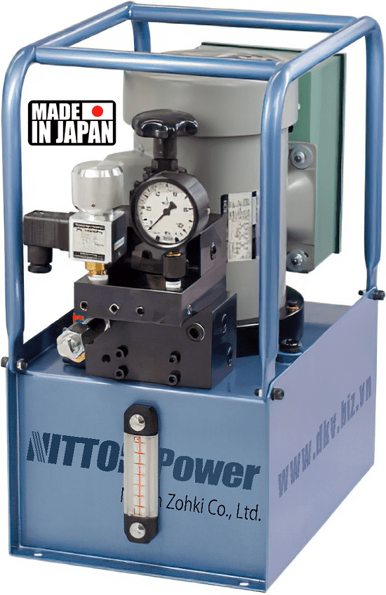 Bơm điện thủy lực Nittoh Power UP-40HGS-2, Nittoh Power electric hydraulic pump UP-HGS-2
