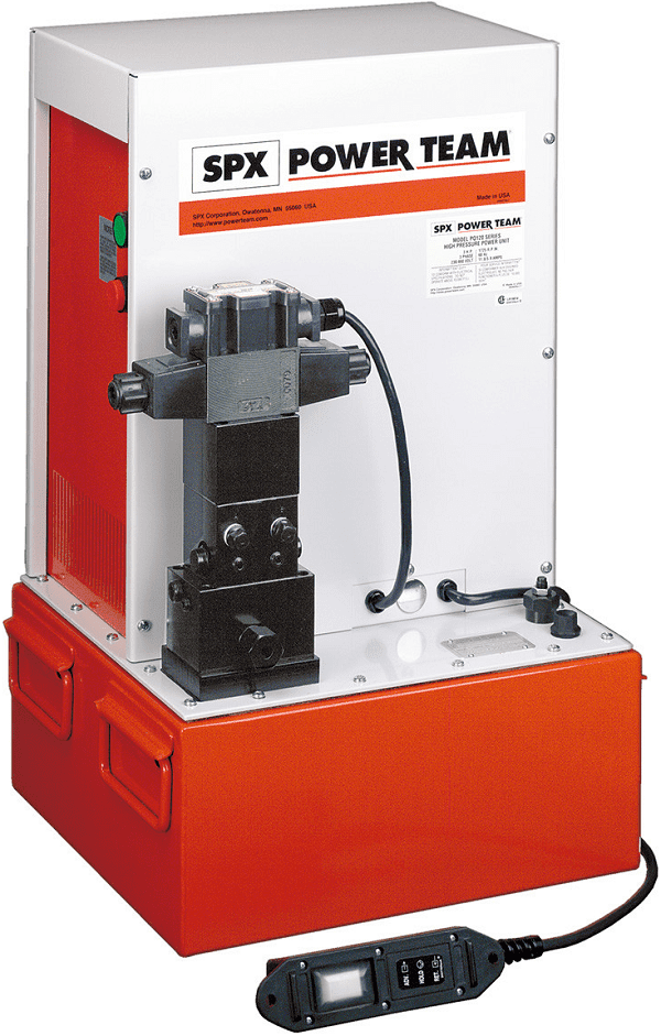 bom dien thuy luc power team PQ1203S-E380, power team electric hydraulic pump PQ1203S-E380