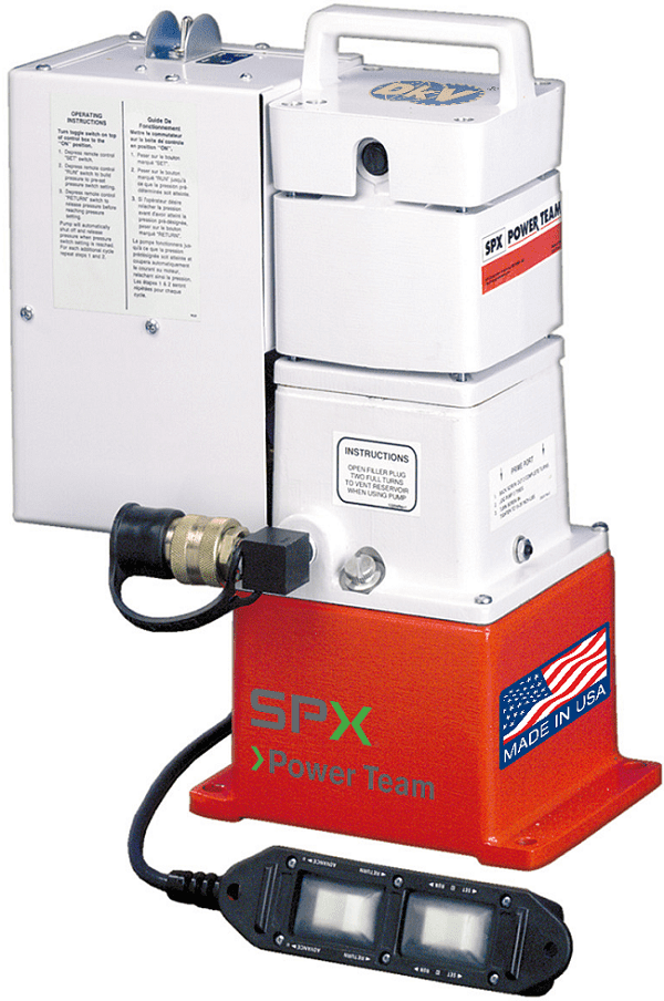 bom dien thuy luc power team pe184c , power team electric hydraulic pump pe184c