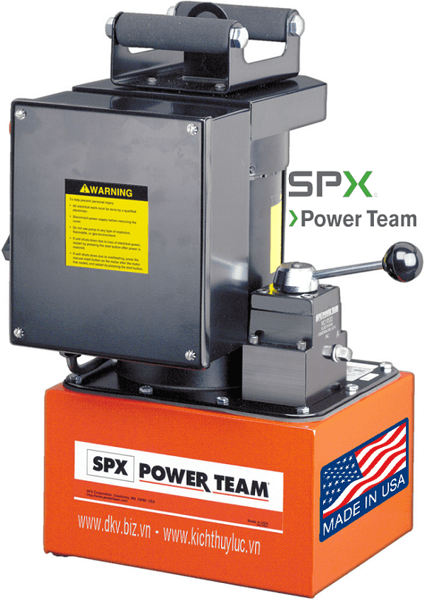 bom dien thuy luc power team pe214-50-220 , power team electric hydraulic pump pe214-50-220