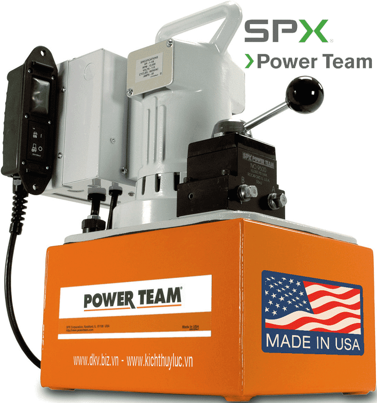 bom dien thuy luc power team pe552-50-220 , power team electric hydraulic pump pe552-50-220