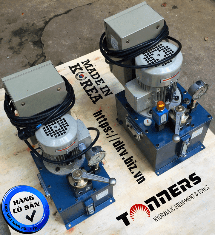 Bơm điện thủy lực Tonners DMP-1/2HPM, Tonners electric hydraulic pump DMP-1/2HPM