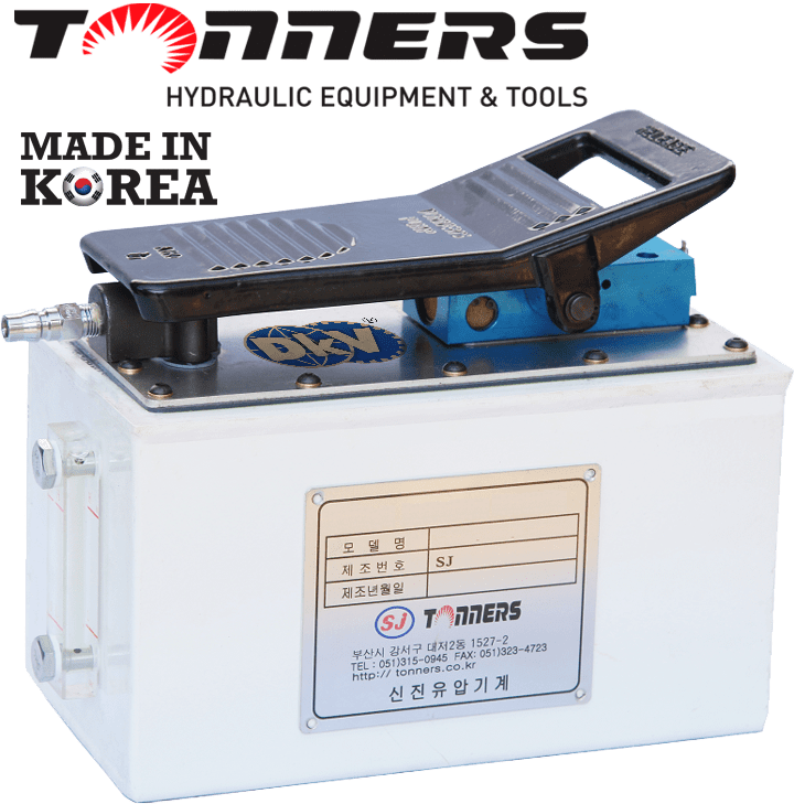 Bơm thủy lực khí nén Tonners SATP-1102N, Tonners air hydraulic pump SATP-1102N