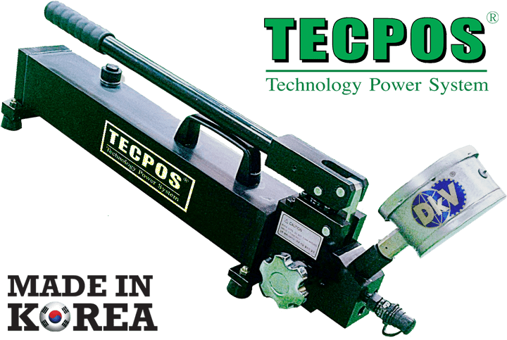 Bơm thủy lực cao áp Hàn Quốc Tecpos ESP-2800, Tecpos ultra-high pressure hydraulic hand pump ESP-2800