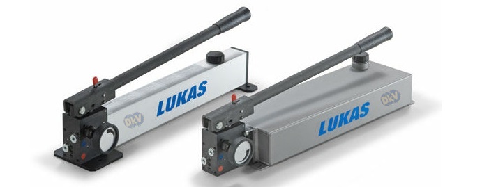 Bơm thủy lực Lukas ZPH 1A/1, bơm tay thủy lực Lukas ZPH 1A/1, Lukas hydraulic hand pump ZPH 1A/1