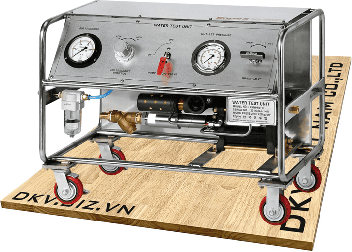 Bơm test áp lực nước Enpos 6KHW-12H-SS, Enpos Air hydraulic & water pressure test pump 6KHW-12H-SS