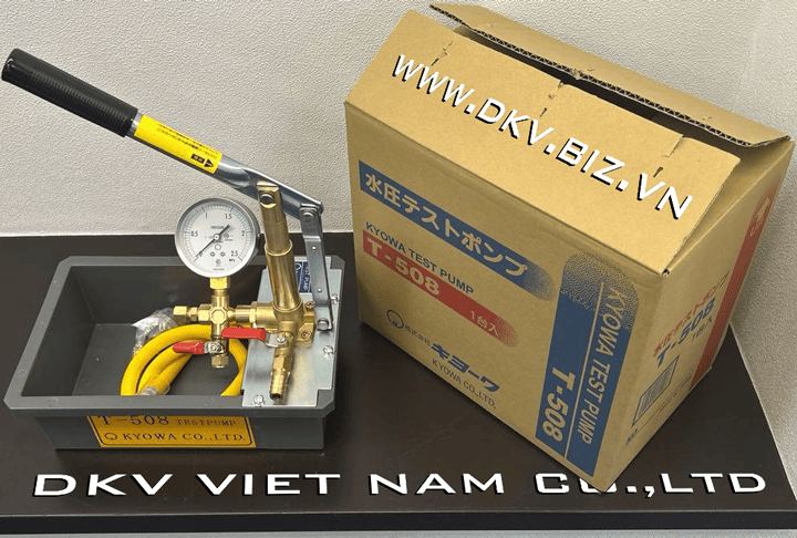 Bơm test áp lực nước Kyowa T-508, bơm thử áp đường ống áp Kyowa T-508