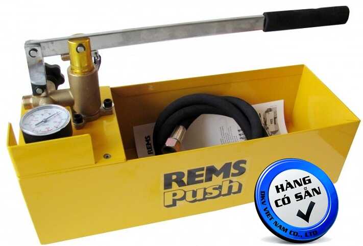 bom test ap luc nuoc rems 115000, bom thu ap luc nuoc rems 115000