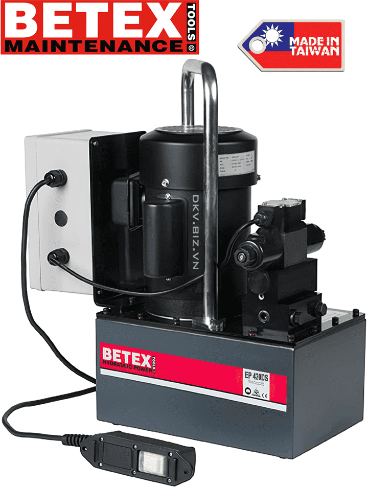 Bơm điện thủy lực Betex EP 420DS, Betex electric hydraulic pump EP 420DS