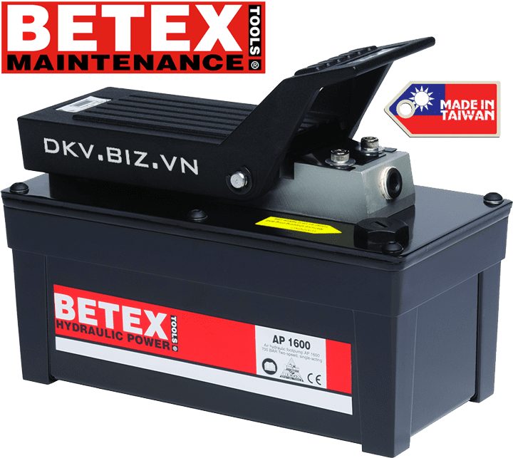 bom thuy luc khi nen Betex ap 1600s , Betex air hydraulic pump ap 1600s