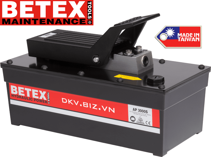 bom thuy luc khi nen Betex ap 3000s , Betex air hydraulic pump ap 3000s