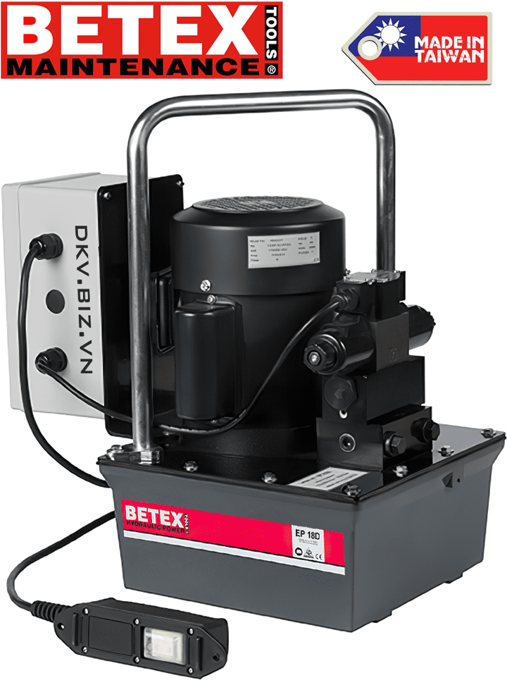 Bơm điện thủy lực Betex EP 18DS, Betex electric hydraulic pump EP 18DS