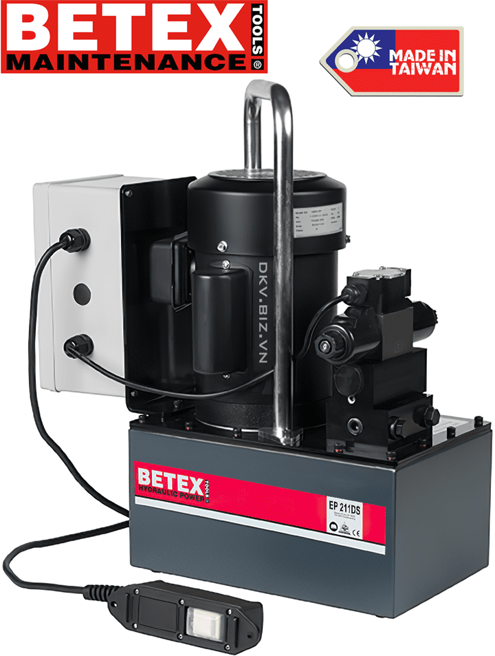 Bơm điện thủy lực Betex EP 211DS, Betex electric hydraulic pump EP 211DS
