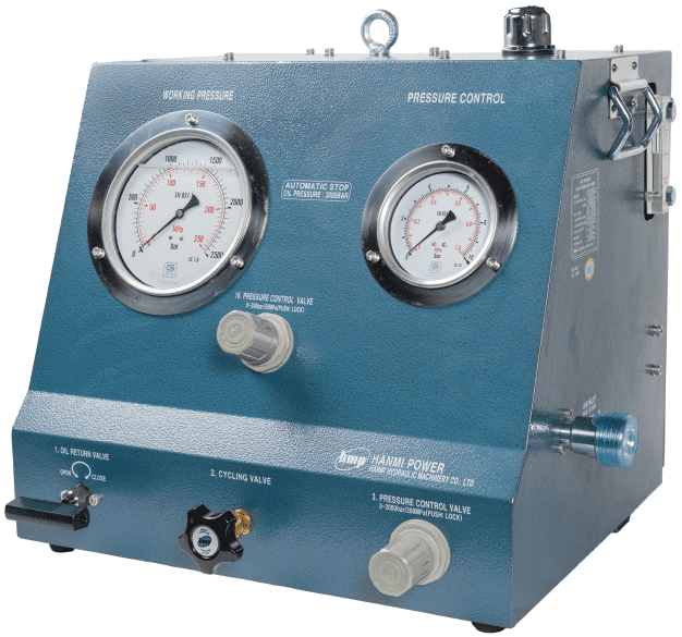 Bơm khí nén thủy lực Hanmi AHP-2500.1, Hanmi Air high pressure hydraulic pumps AHP-2500.1