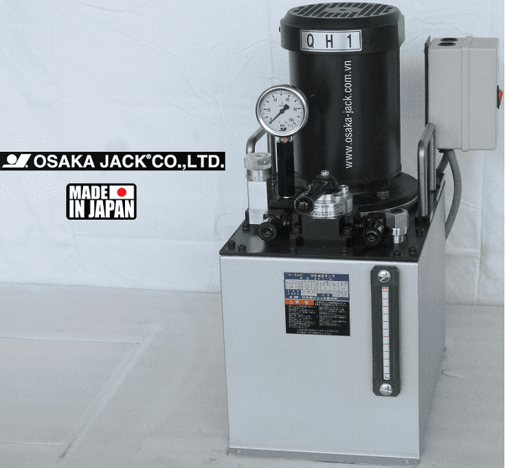 bom dien thuy luc Osaka QH1-D, Osaka electric hydraulic pump QH1-D