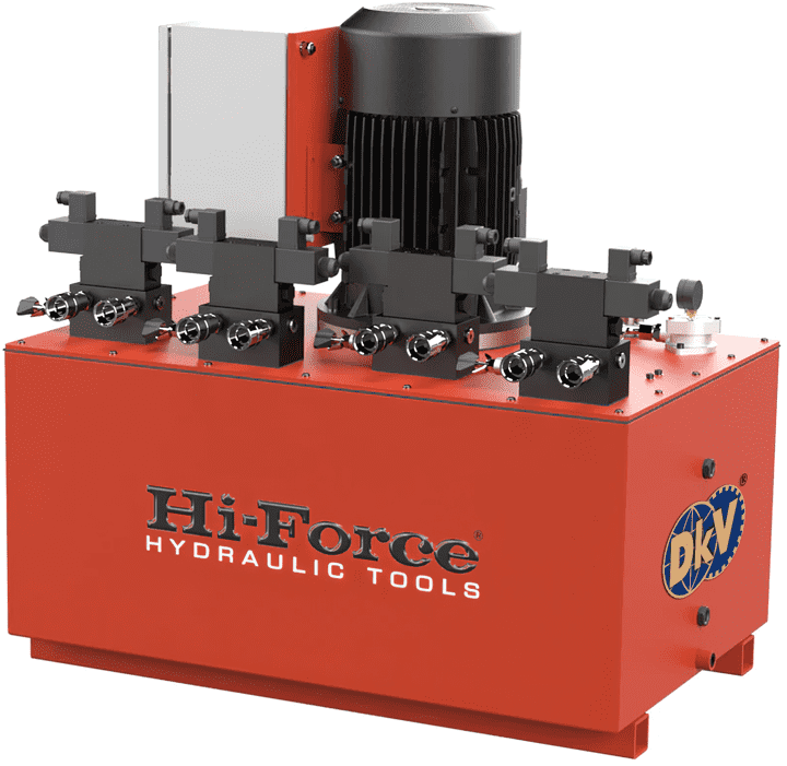 Bơm điện thủy lực Split Flow Hi-Force HSP4SM, Hi-Force Electric Split Flow hydraulic pump HSP4SM