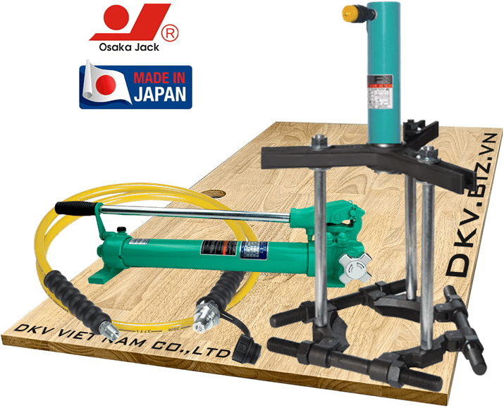 Bộ cảo thủy lực mang cá Osaka GZ-10, Osaka tri-section hydraulic puller set GZ-10