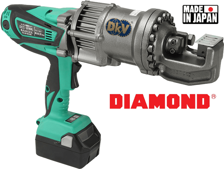 MÁY CẮT THÉP THỦY LỰC DIAMOND DCC-2018HL, DIAMOND CORDLESS HYDRAULIC REBAR CUTTER DCC-2018HL