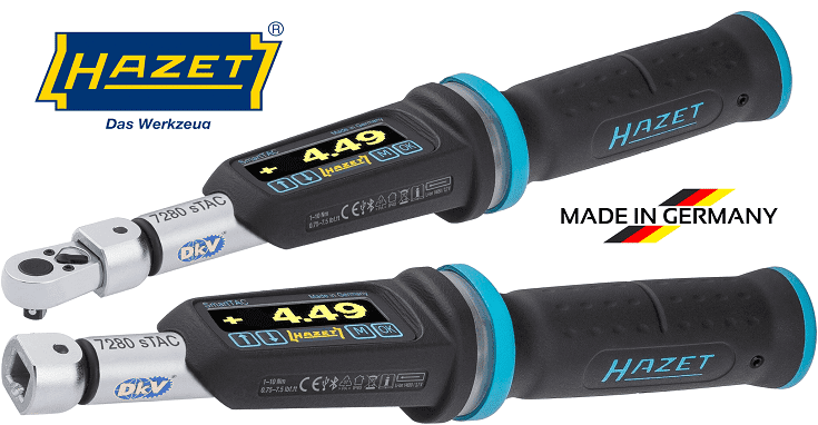 Cờ lê lực điện tử Hazet 7280-2STACCAL, cờ lê siết lực điện tử Hazet 7280-2STAC, Hazet Electronic torque wrench 7280-2STACCAL
