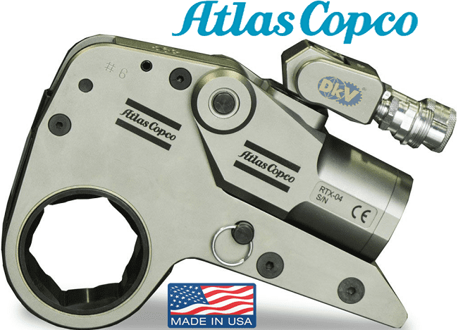 Cờ lê thủy lực Atlas Copco RTX-02, Atlas Copco hydraulic torque square drive wrenchs RTX-02