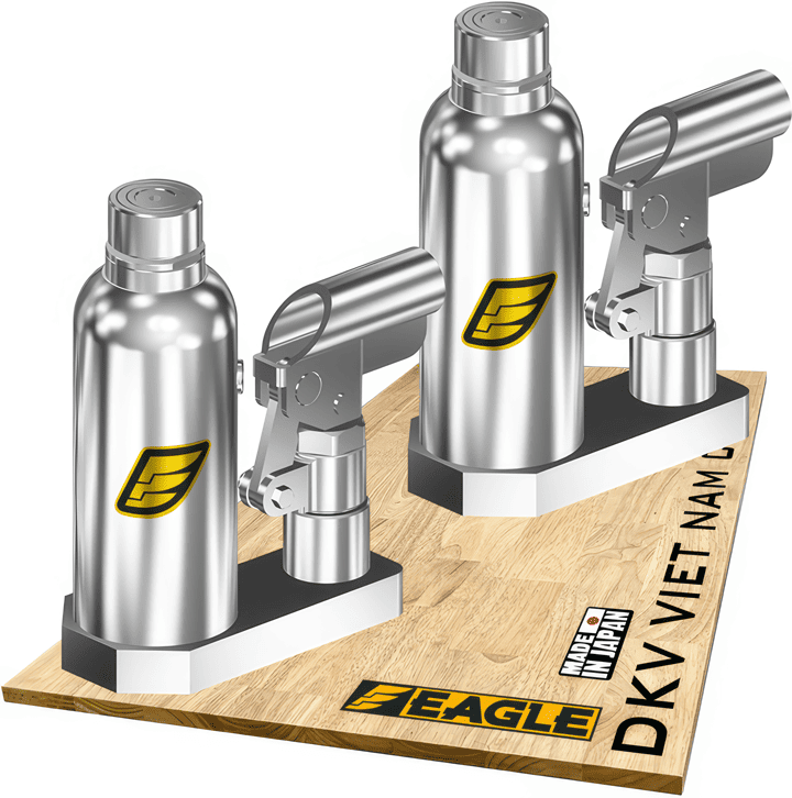 Con đội thủy lực Eagle D-040C, kích thủy lực Eagle D-040C, Eagle hydraulic bottle jack D-040C