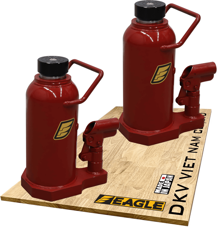 Con đội thủy lực Eagle D-200, kích thủy lực Eagle D-200, Eagle hydraulic bottle jack D-200