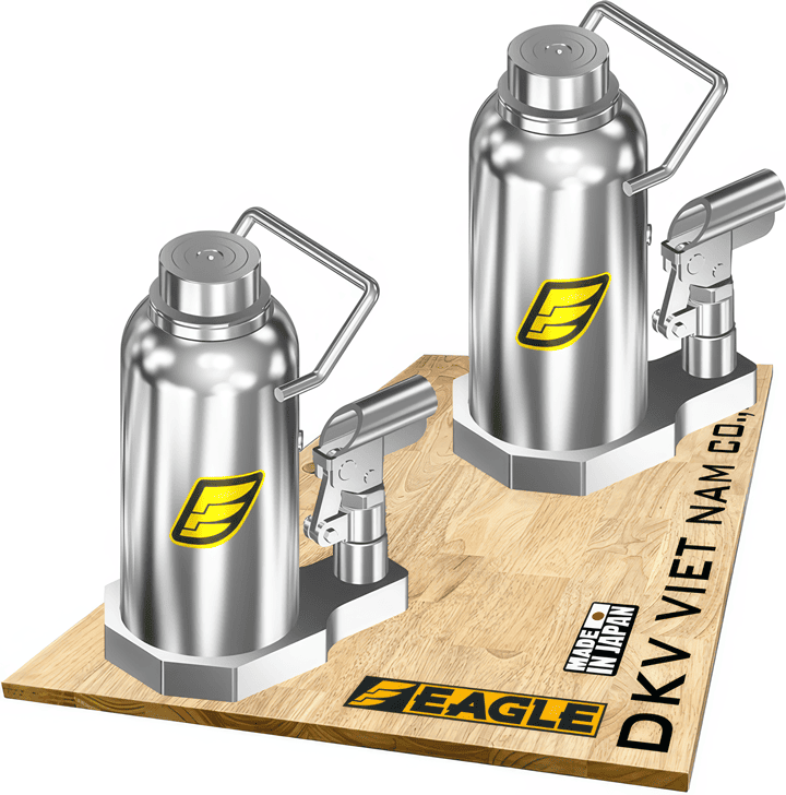 Con đội thủy lực Eagle D-200C, kích thủy lực Eagle D-200C, Eagle hydraulic bottle jack D-200C