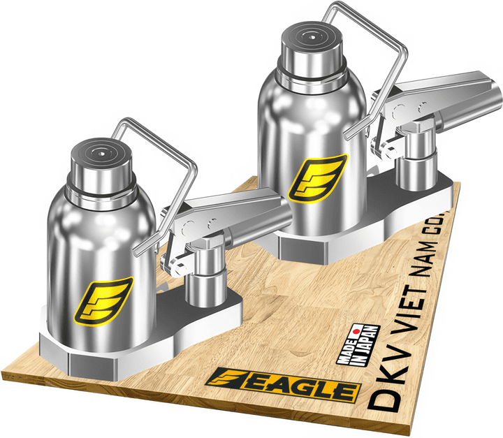 Con đội thủy lực Eagle DT-100C, kích thủy lực Eagle DT-100C, Eagle hydraulic bottle jack DT-100C