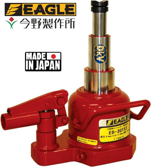 Con đội thủy lực Eagle ED-30TS3, Eagle hydraulic bottle jack ED-30TS3