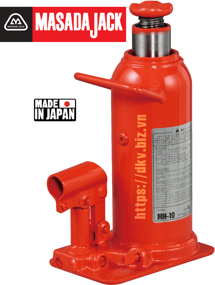 Con đội thủy lực Masada MH-30V-2, kích thủy lực Masada MH-30V-2, Masada hydraulic bottle jack MH-30V-2