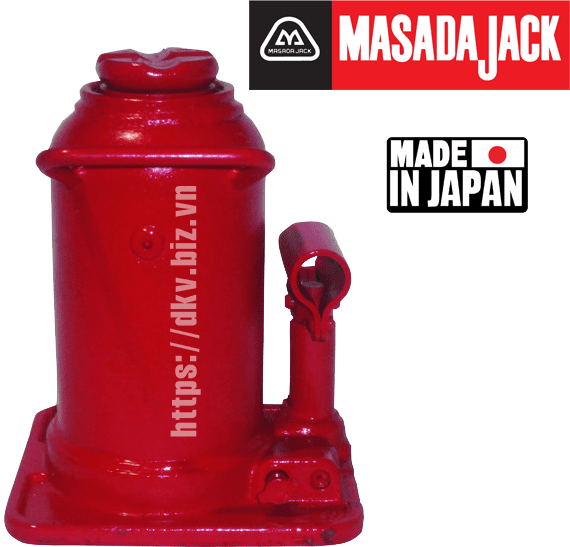 Con đội thủy lực Masada HFB-10R-V, kích thủy lực Masada HFB-10R-V, Masada hydraulic bottle jack HFB-10R-V