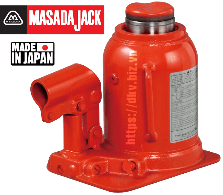 Con đội thủy lực Masada MHB-30Y, kích thủy lực Masada MHB-30Y, Masada hydraulic bottle jack MHB-30Y
