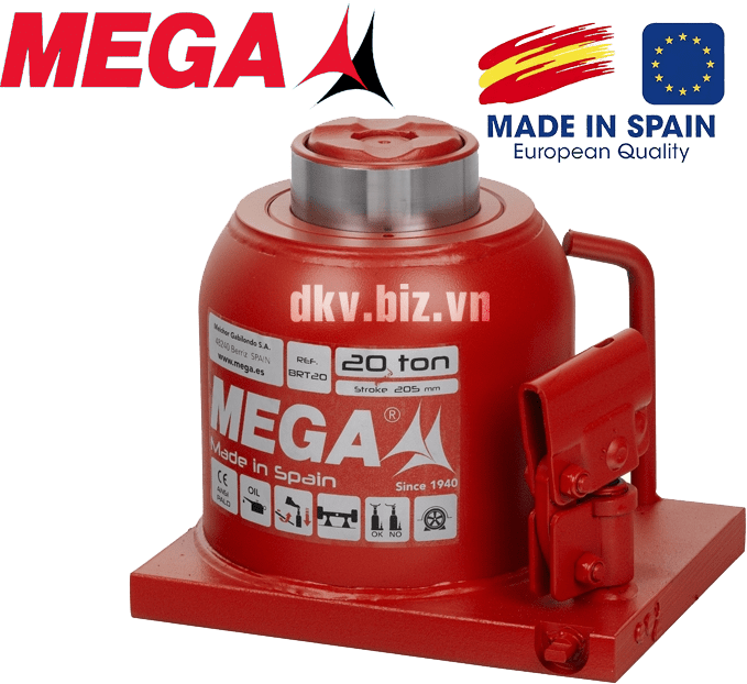 con doi thuy luc mega brt20, mega hydraulic bottle jack brt20