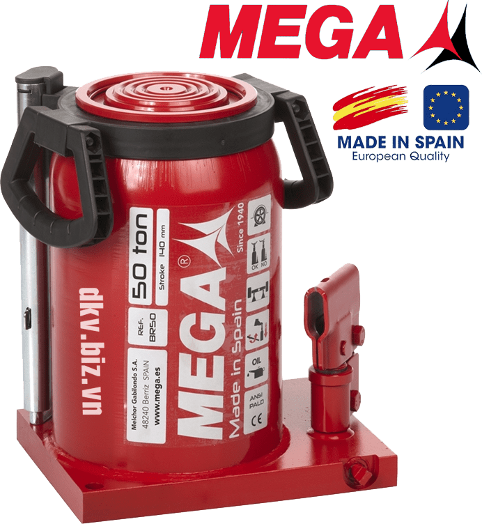 con doi thuy luc mega brd50, mega hydraulic bottle jack brd50