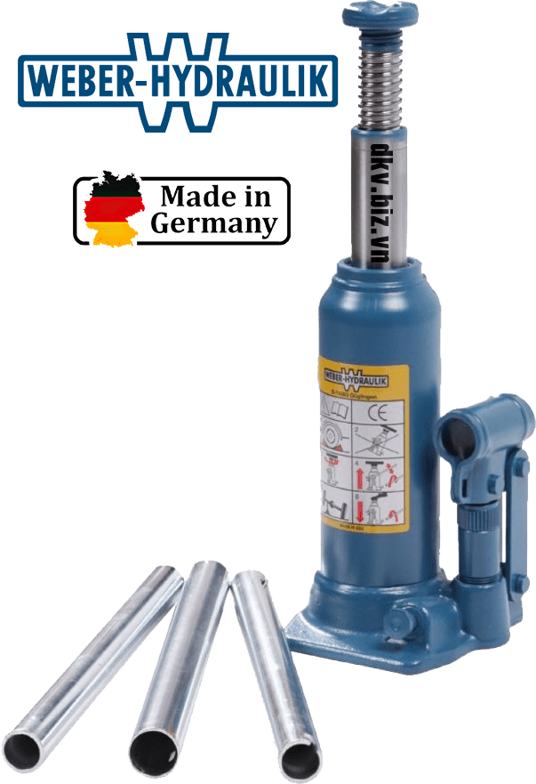 Con đội thủy lực Weber A 2-170, kích thủy lực Weber A 2-170, Weber hydraulic bottle jack A 2-170