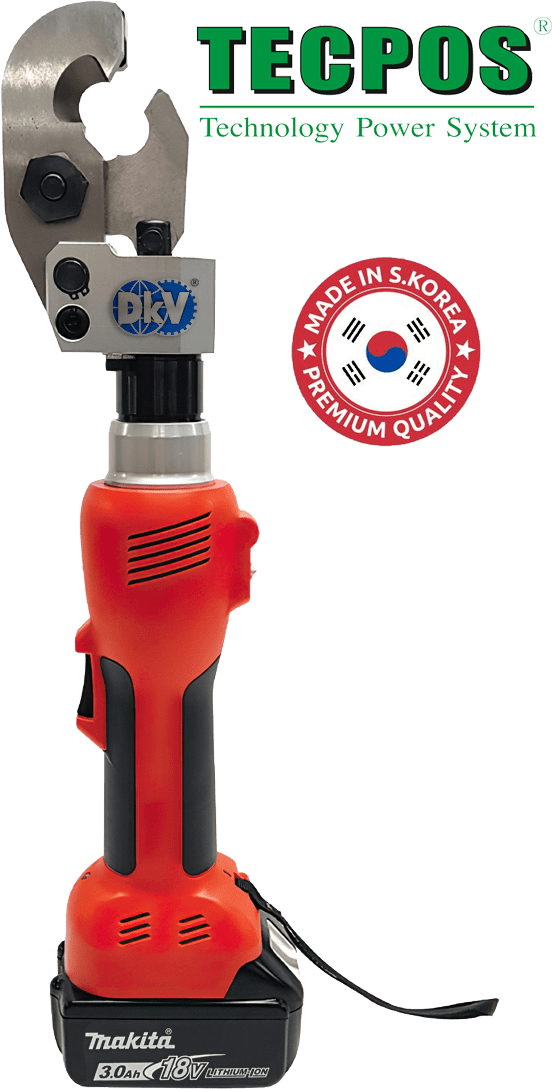 Kìm cắt cable thủy lực Tecpos TBCC16, Tecpos battery operated cutting tools TBCC16